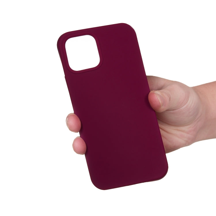 For iPhone 15 Solid Color Silicone Phone Case(Violet)