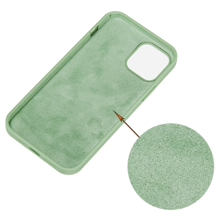 For iPhone 15 Plus Solid Color Silicone Phone Case(Mint Green)