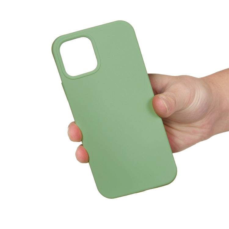 For iPhone 15 Plus Solid Color Silicone Phone Case(Mint Green)
