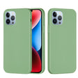For iPhone 15 Pro Solid Color Silicone Phone Case(Mint Green) - iPhone 15 Pro Cases by PMC TechLife | Online Shopping South Africa | PMC TechLife