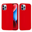 For iPhone 15 Pro Solid Color Silicone Phone Case(Red) - iPhone 15 Pro Cases by PMC TechLife | Online Shopping South Africa | PMC TechLife