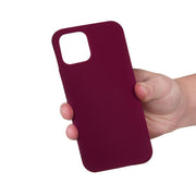 For iPhone 15 Pro Solid Color Silicone Phone Case(Violet)