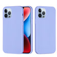 For iPhone 15 Pro Max Solid Color Silicone Phone Case(Purple) - iPhone 15 Pro Max Cases by PMC TechLife | Online Shopping South Africa | PMC TechLife