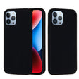 For iPhone 15 Pro Max Solid Color Silicone Phone Case(Black) - iPhone 15 Pro Max Cases by PMC TechLife | Online Shopping South Africa | PMC TechLife