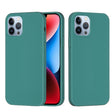 For iPhone 15 Pro Max Solid Color Silicone Phone Case(Pine Needle Green) - iPhone 15 Pro Max Cases by PMC TechLife | Online Shopping South Africa | PMC TechLife