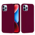 For iPhone 15 Pro Max Solid Color Silicone Phone Case(Violet) - iPhone 15 Pro Max Cases by PMC TechLife | Online Shopping South Africa | PMC TechLife