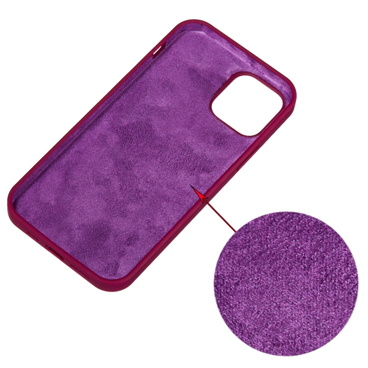 For iPhone 15 Pro Max Solid Color Silicone Phone Case(Violet)