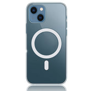 For iPhone 15 Magsafe Clear Acrylic PC Phone Case(Transparent)