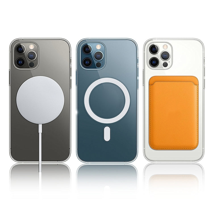 For iPhone 15 Magsafe Clear Acrylic PC Phone Case(Transparent)