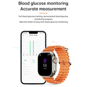 WS-E9 Ultra 2.2 inch IP67 Water-resistant Silicone Band Smart Watch, Support Heart Rate / NFC(Silver)