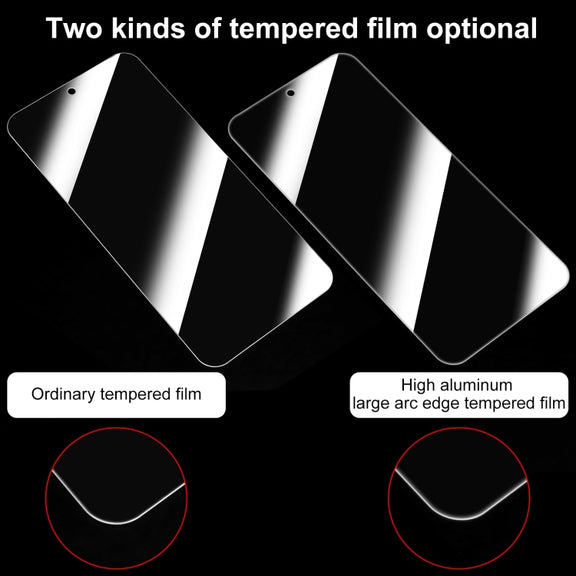For iPhone 15 Plus / 15 Pro Max 0.26mm 9H 2.5D High Aluminum Tempered Glass Film