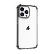 For iPhone 15 Pro Four-corner Shockproof TPU + Acrylic Phone Case(Black)