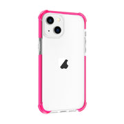 For iPhone 15 Plus Four-corner Shockproof TPU + Acrylic Phone Case(Pink)