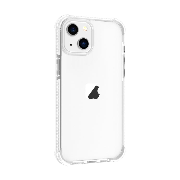 For iPhone 15 Plus Four-corner Shockproof TPU + Acrylic Phone Case(Transparent)