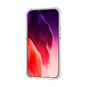 For iPhone 15 Plus Four-corner Shockproof TPU + Acrylic Phone Case(Transparent)