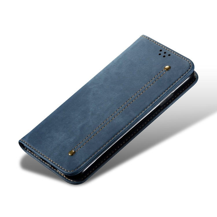 For Xiaomi 13 Lite / Civi 2 Denim Texture Flip Leather Phone Case(Blue)
