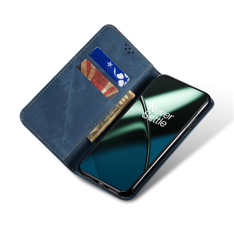 For Xiaomi 13 Lite / Civi 2 Denim Texture Flip Leather Phone Case(Blue)