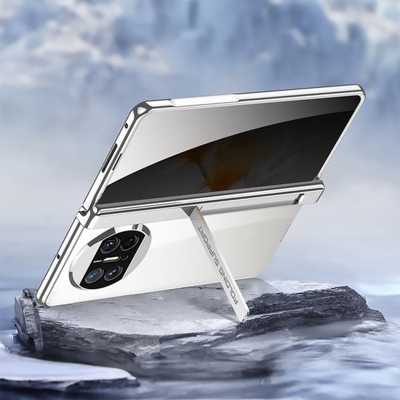 For Huawei Mate X3 GKK Integrated Folding Phantom Privacy Phone Case(Silver)