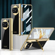 For Huawei Mate X3 GKK Integrated Plating Hinge Folding Phone Case(Black) - Huawei Cases by GKK | Online Shopping South Africa | PMC TechLife | Buy Now Pay Later Mobicred
