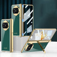 For Huawei Mate X3 GKK Integrated Plating Hinge Folding Phone Case(Green) - Huawei Cases by GKK | Online Shopping South Africa | PMC TechLife | Buy Now Pay Later Mobicred