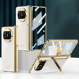 For Huawei Mate X3 GKK Integrated Plating Hinge Folding Phone Case(White) - free shipping - PMC TechLife - Order now!