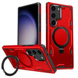 For Samsung Galaxy S23 5G Patronus MagSafe Magnetic Holder Phone Case(Red) - free shipping - PMC TechLife - Order now!