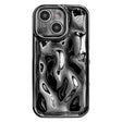 For iPhone 14 Plus Electroplating Meteorite Texture TPU Phone Case(Black) - free shipping - PMC TechLife - Order now!