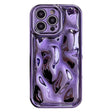 For iPhone 14 Pro Electroplating Meteorite Texture TPU Phone Case(Purple) - free shipping - PMC TechLife - Order now!