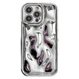 For iPhone 13 Pro Electroplating Meteorite Texture TPU Phone Case(Silver) - free shipping - PMC TechLife - Order now!