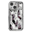For iPhone 13 Electroplating Meteorite Texture TPU Phone Case(Silver) - free shipping - PMC TechLife - Order now!