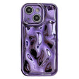 For iPhone 13 Electroplating Meteorite Texture TPU Phone Case(Purple) - free shipping - PMC TechLife - Order now!