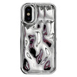 For iPhone X / XS Electroplating Meteorite Texture TPU Phone Case(Silver) - free shipping - PMC TechLife - Order now!