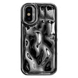For iPhone XS Max Electroplating Meteorite Texture TPU Phone Case(Black) - free shipping - PMC TechLife - Order now!