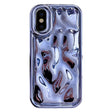 For iPhone XS Max Electroplating Meteorite Texture TPU Phone Case(Blue) - free shipping - PMC TechLife - Order now!