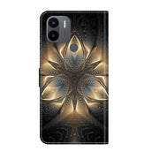 For Xiaomi Redmi A1+ / A2 / A2+ Crystal 3D Shockproof Protective Leather Phone Case(Luminous Building)