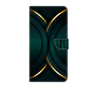 For Xiaomi Redmi A1+ / A2 / A2+ Crystal 3D Shockproof Protective Leather Phone Case(Gold Outline)
