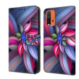 For Xiaomi Redmi 9T Crystal 3D Shockproof Protective Leather Phone Case(Colorful Flower) - free shipping - PMC TechLife - Order now!