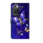 For Xiaomi Redmi 10 Crystal 3D Shockproof Protective Leather Phone Case(Diamond Butterfly)