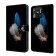 For Xiaomi Redmi 10C Crystal 3D Shockproof Protective Leather Phone Case(Two Branches) - free shipping - PMC TechLife - Order now!