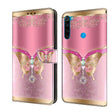 For Xiaomi Redmi Note 8 Crystal 3D Shockproof Protective Leather Phone Case(Pink Bottom Butterfly) - free shipping - PMC TechLife - Order now!