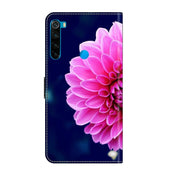 For Xiaomi Redmi Note 8 Crystal 3D Shockproof Protective Leather Phone Case(Pink Petals)