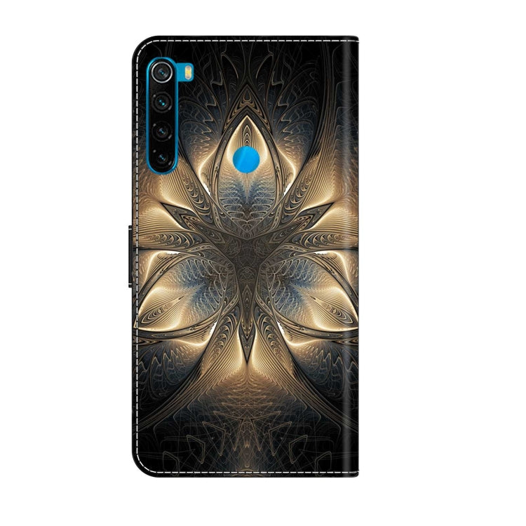 For Xiaomi Redmi Note 8 Crystal 3D Shockproof Protective Leather Phone Case(Luminous Building)
