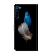 For Xiaomi Redmi Note 8 Crystal 3D Shockproof Protective Leather Phone Case(Two Branches)