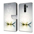 For Xiaomi Redmi Note 8 Pro Crystal 3D Shockproof Protective Leather Phone Case(Light Lotus) - free shipping - PMC TechLife - Order now!