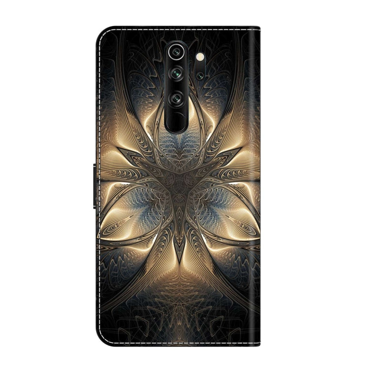 For Xiaomi Redmi Note 8 Pro Crystal 3D Shockproof Protective Leather Phone Case(Luminous Building)