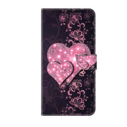 For Xiaomi Redmi Note 8T Crystal 3D Shockproof Protective Leather Phone Case(Lace Love)