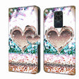 For Xiaomi Redmi Note 9 Crystal 3D Shockproof Protective Leather Phone Case(Pink Diamond Heart) - free shipping - PMC TechLife - Order now!
