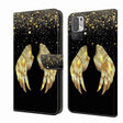 For Xiaomi Redmi Note 10 5G Crystal 3D Shockproof Protective Leather Phone Case(Golden Wings) - free shipping - PMC TechLife - Order now!