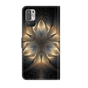 For Xiaomi Redmi Note 10 5G Crystal 3D Shockproof Protective Leather Phone Case(Luminous Building)