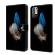 For Xiaomi Redmi Note 10 5G Crystal 3D Shockproof Protective Leather Phone Case(Two Branches) - free shipping - PMC TechLife - Order now!